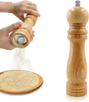 Zdjęcie produktu dla Młynek ceramiczny 8 cali z ziarnami pieprzu