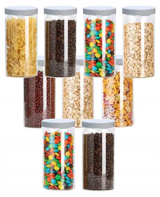 Produktbild von Akada PET-Behälter 1,5l für trockene Lebensmittel (9 Stück)