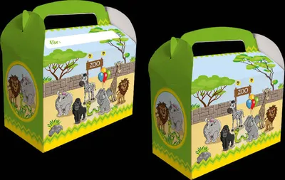 Produktbild von 8 Party im Zoo Geschenkboxen
