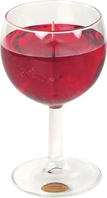 Zdjęcie produktu dla Hädicke świeca żelowa świeca szklana czerwone wino świeca zapachowa w szkle balonowym