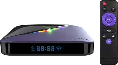 Obrázek produktu pro A95X F3 Air II Android 11.0 Smart Player Amlogic S905W2 Chip 2.4G+5G Dual Band WiFi Bluetooth 5.0 s digitálním displejem a dálkovým ovládáním 4GB+64GB EU Plug