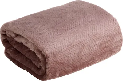 Produktbild von EUROFIRANY | Decke - 150 x 200 cm - ziegelrote Sofadecke - Modern Glamour