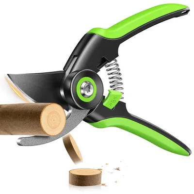 Image de Sécateur de jardin bypass en acier SK5 avec manche ergonomique