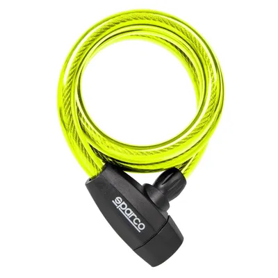 Produktbild von Superangebot: Sparco Fahrradschloss mit Schlüssel, Gelb