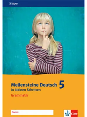 Obrázek produktu pro Meilensteine Deutsch in kleinen Schritten. Grammatik 5. Schuljahr