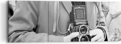 Produktbild von Bild auf Leinwand - Leinwandbild - 3 Teile - Die Kamera Retro Vintage - 90x30cm - Wand Bild - Wanddeko - Wandbilder - Leinwanddruck - Bilder - Wanddekoration - Leinwand bilder - CA90x30-5009