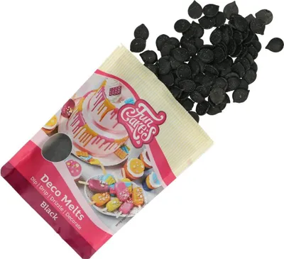 Produktbild von Deco Melts Schokoladenpastillen BLACK 250g Fun Cakes