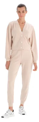 Productafbeelding van Dagi dames joggingbroek, ecru kleur, regular taille, maat S