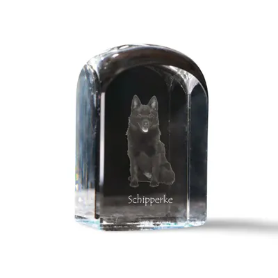 Produktbild von Schipperke Kristallstempel mit einem Hund Art-Dog