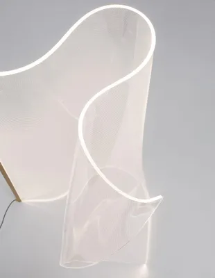 Produktbild von Nova Luce SIDERNO LED Stehlampe Gold 32W Warmweiss 80x36x105cm 9054402