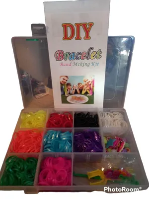 Produktbild von DIY F78 Gummibänder Set Armbänder 1000 Stück