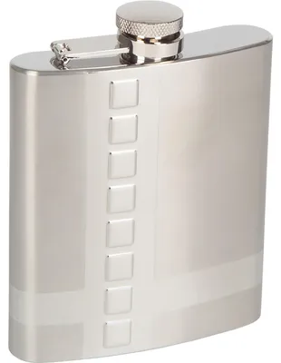 Produktbild von Haller Taschenflasche aus rostfreiem Stahl, 220 ccm