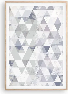 Produktbild von Gerahmtes Poster - Rahmen in heller Eiche - Abstraktion modern - 70x100 cm - Wand Bild - Wanddeko - Wandbilder - Wandposter - Bilderrahmen - Bilder - Kunstdruck - Wandbild - P2NPA70x100-4075