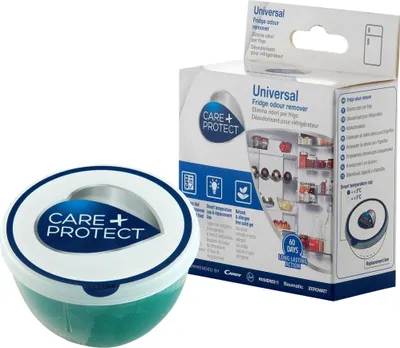 Produktbild von Care + Protect FAD4001, Geruchsabsorbierer, Jede Marke, Kühlschrank, Grün, 50 g, 80 mm