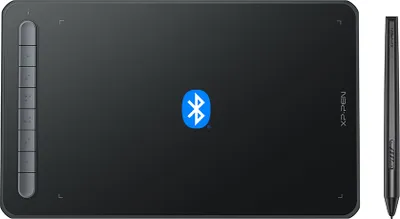 Produktbild von XPPen Deco MW 8"x5" Grafiktablett Bluetooth Stifttablett mit 8 Schnelltasten, Tablet zum Zeichnen, Fotobearbeitung mit X3 Stift, Ideal für Home-Office