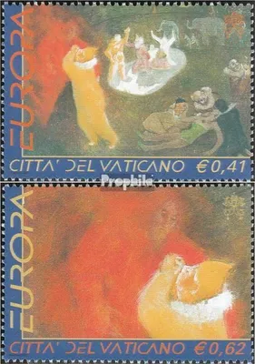 Produktbild von Briefmarken Vatikanstadt 2002 Mi 1415-1416 (kompl.Ausg.) gestempelt Zirkus