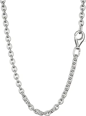 Produktbild von Ankerkette 925 Silber 60cm Halskette rund Damen Collier Breite:2,5mm Silberkette