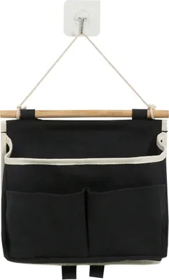 Produktbild von Hängende Aufbewahrungstasche mit mehreren Taschen, große Kapazität, Wandmontage, Organisation, Nachttisch, Schlüssel, Stirnband, Organizer-Tasche, Haushaltsbedarf