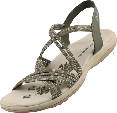 Produktbild von Skechers Reggae Slim - Turn It Up - Olive Textil Größe: 38 Normal