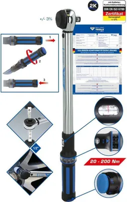 Produktbild von Brilliant Tools BT141901,  1/2 Drehmomentschlüssel  20  200 Nm