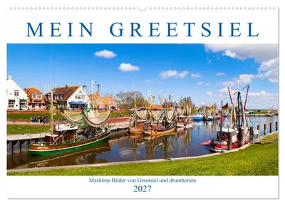 Productafbeelding van Mijn Greetsiel (wandkalender 2027, formaat DIN A2, liggend), CALVENDO maandkalender