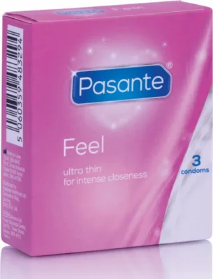 Image de Pasante - Préservatifs Sensibles Ultra Mince 3 Unités