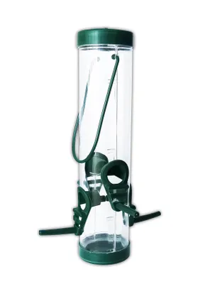 Produktbild von FUTTERSTATION für Vögel 25cm grün Futterspender Futterhaus Vogelfutterstation Vogelfutter 25