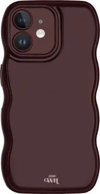 Produktbild von Glossy Wavy Hülle Burgundy  - Kompatibel mit iPhone 11