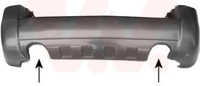 Produktbild von VAN WEZEL Heckstoßstange Stoßfänger Hinten für HYUNDAI TUCSON (JM)