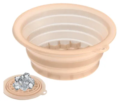 Produktbild von Gesichtskühlbecken, Kaltwasser-Tauchschale und Eisbad für das Gesicht | Ideal für Badezimmer, Dusche, Hotel, Geschäftsreisen, Camping und Fitnessstudio