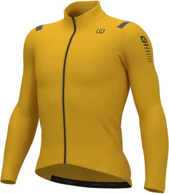 Produktbild von ALÉ Langarm Fahrradtrikot für den Winter - R-EV1 WARM RACE - Gelb S
