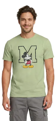 Produktbild von Mickey & Minnie Klassisch Mit M Männer T-Shirt, 3XL, Sage