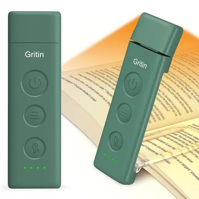Productafbeelding van Oplaadbare Boekenlamp, Leeslamp, Clip-on Boeken, 3 Oogbeschermende Modi