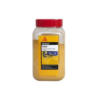 Produktbild von SIKA SikaCem Color Zement, Kalk und Gipspulver Farbe - Gelb - 400g