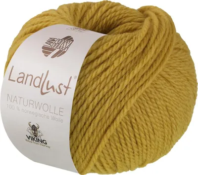 Produktbild von Lana Grossa - Landlust Naturwolle 0002 senfgelb