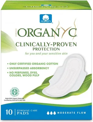 Produktbild von Organyc Normal Binden mit Flügeln - 10 Stück