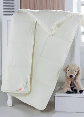 Produktbild von L'Essentiel Linge de Maison, Yün, Babydecken, Ecru, Baumwolle, 95 x 145 cm