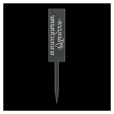 Produktbild von Pflanzschilder aus Acrylglas - Gartenstecker, Kräuterstecker, Pflanzenstecker - Auswahl und Wunschname - wetterfest