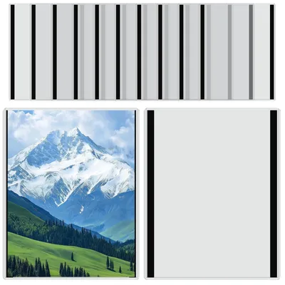 Image de Lot de 12 supports magnétiques pour fixer des documents A4 sur un tableau