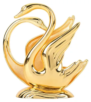 Image de Solidchoice - Élégant porte-serviettes en forme de cygne, en métal