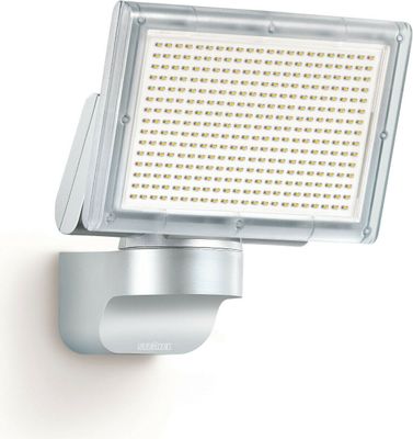 STEINEL XLED home 3 SL, Wandbeleuchtung für den Außenbereich, Silber, Aluminium, Kunststoff, IP44, Eingang, Patio, I