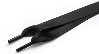 Produktbild von RINGELSPITZ - Schnürsenkel Satin flach - Schwarz - 90 cm