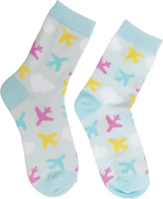 Produktbild von Flugzeug über den Wolken Socken in 36-42