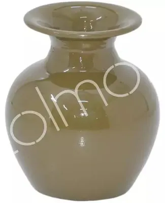 Imagen del producto de Jarrón LARA, diámetro 9 cm, altura 10 cm, color verde oliva