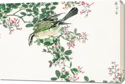 Immagine prodotto di Quadro 90x60 cm  Shrike. Kashu giapponese vintage per il salotto