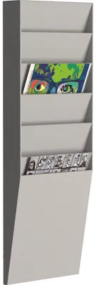 Produktbild von Paperflow Wand-Sortiertafel V 6F A4V1X6.02 DIN A4 grau