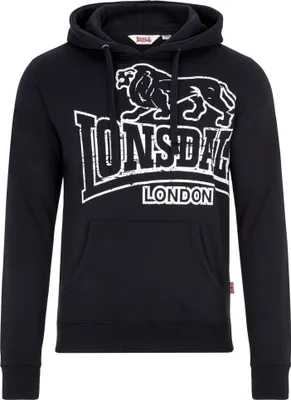 Produktbild von Lonsdale Tadley Hoodie Grösse: S, Farbe: Schwarz/Beige