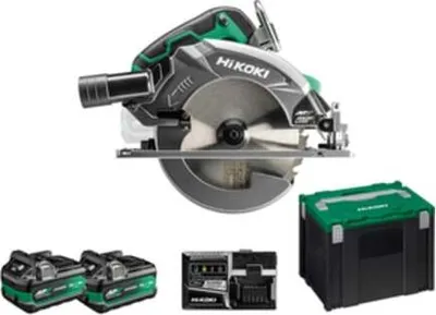 Produktbild von Hikoki Pilarka 36V 190Mm C3607Dbwrz 2X2,5Ah Bl Multivolt Hitsystem 65Mm