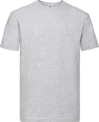Produktbild von Fruit Of The Loom Herren Super Premium Kurzarm T-Shirt BC333 (3XL) (Grau)