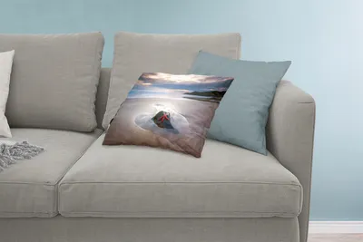 Produktbild von MuchoWow® Zierkissen Sofakissen Wohnzimmer Dekokissen 60x40 cm Seestern - Strand - Sonne - Kopfkissen - Polster mit Foto